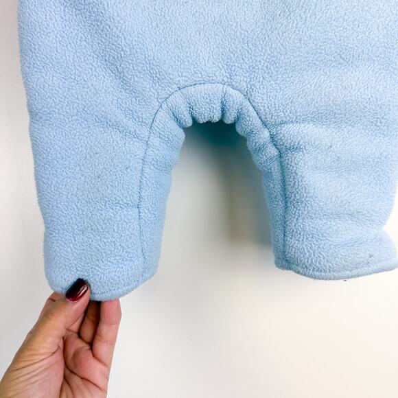 Baby Merlin’s Magic Sleepsuit Blue Fleece - Small 3-6 Months 12-18lbs - Picture 6 of 7